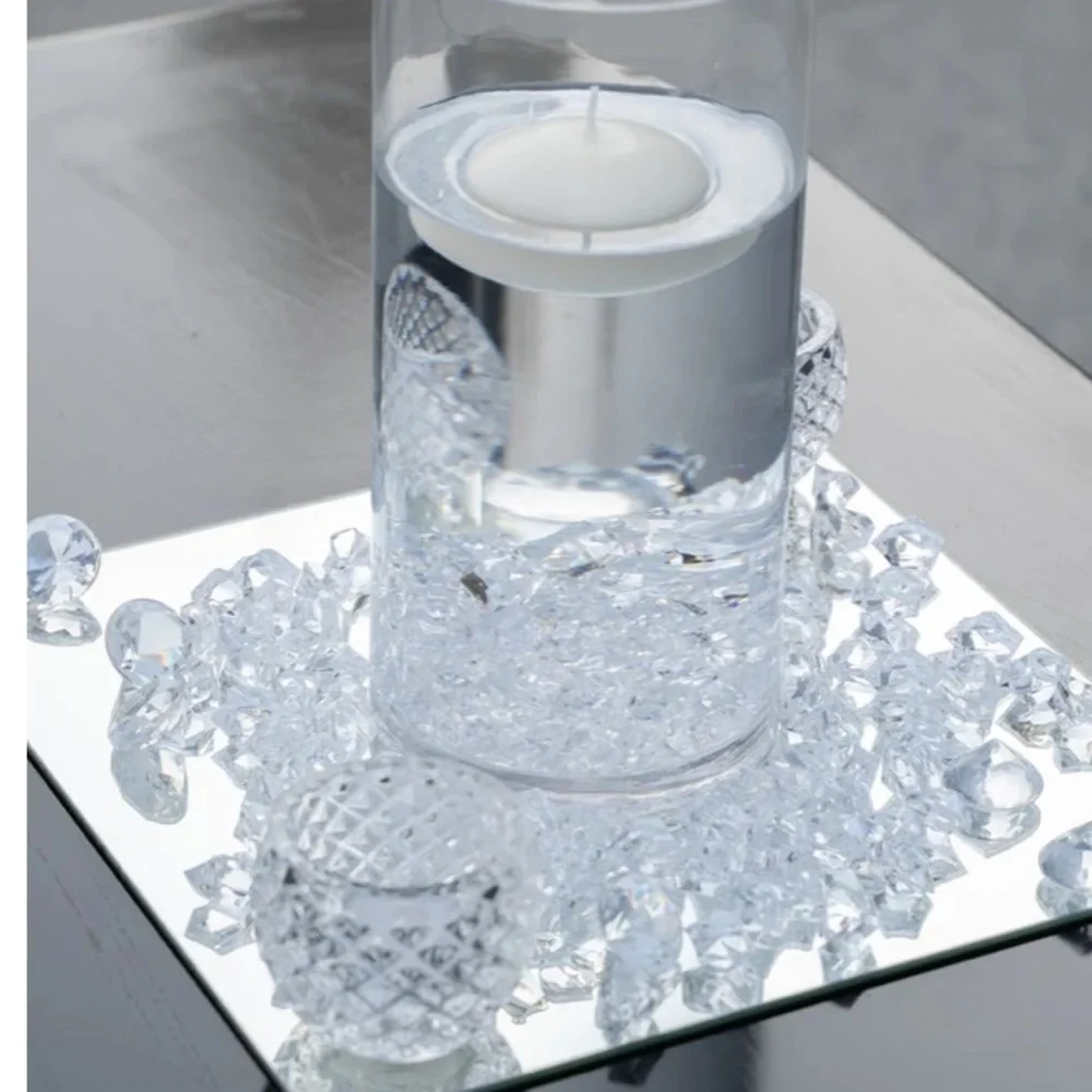 5/21$ MIRROR CENTERPIECE SQUARE Set of 5